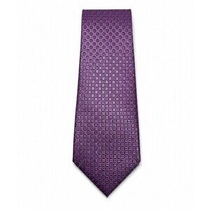 Laurant Bennet Tie Men's (3.25") Pink Geometric Classic Pointed Polyester NWOT